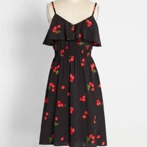 EUC ModCloth Cherry Retro Dress Size 2X